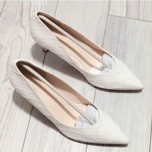 (15-4314) Coutgo Women's Pointed Toe High Heels Shoes Sz 8